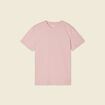 T-shirt éco-responsable rose pastel homme