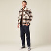 Veste surchemise ample ecru homme