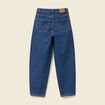 Jeans barrel slouchy taille haute 7/8ème denim brut femme