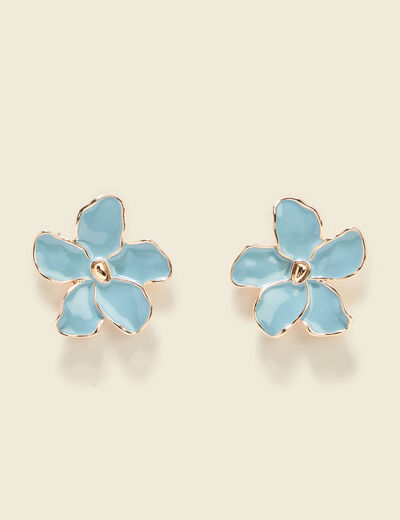 Boucles d'oreilles vert pastel femme