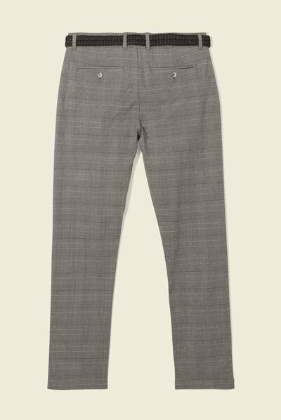 Pantalon chino straight ecru homme