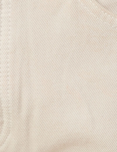 Jeans tapered 5 poches beige homme