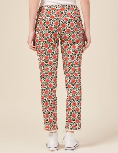 Pantalon chino Instinct ecru femme