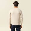 Pull manches longues sable homme