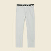 Pantalon chino straight bleu gris homme