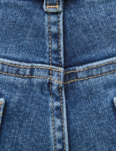 Jeans girlfriend 5 poches denim stone femme