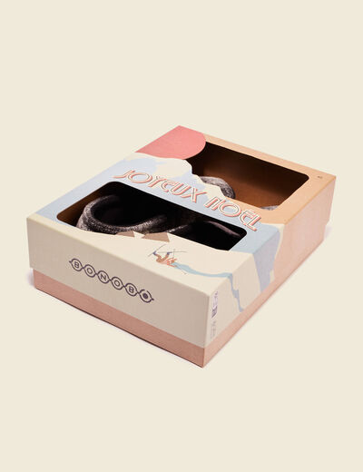 Chaussons gris foncé homme