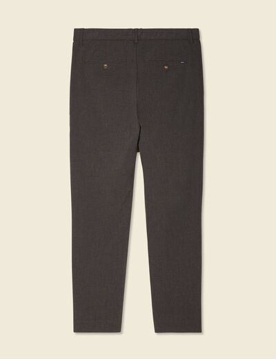 Pantalon chino jogger gris foncé homme