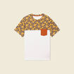 T-shirt manches courtes jaune homme