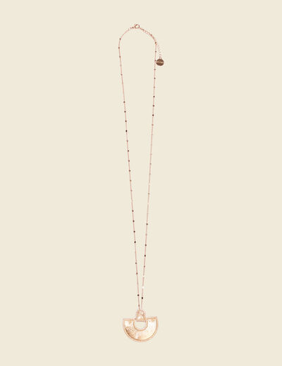 Collier avec pendentif couleur or femme