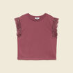 T-shirt manches courtes vieux rose femme