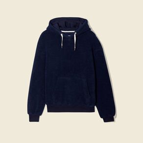 sweat a capuche sherpa bleu marine homme Sweat à capuche sherpa bleu marine homme