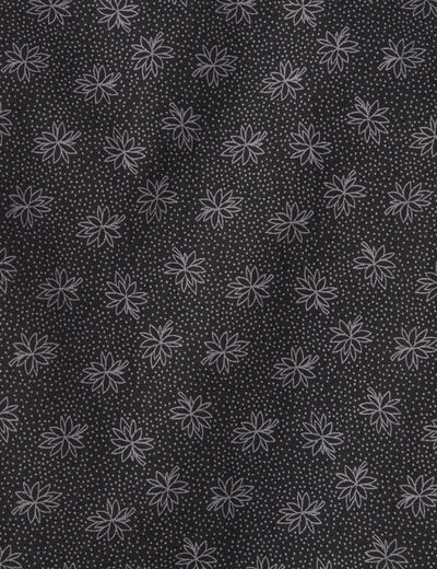 Chemise cintr&eacute;e en coton manches longues noir homme