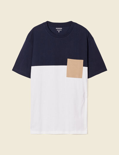 T-shirt éco-responsable bleu marine homme