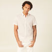 Chemise manches courtes blanc homme