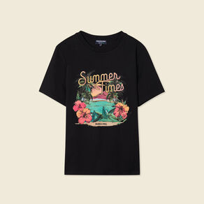 t shirt manches courtes noir femme T-shirt manches courtes noir femme