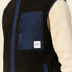 Gilet sans manches zippé vert kaki homme