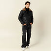Pull manches longues noir homme