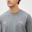 T-shirt en coton manches courtes gris homme