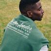 Sweat manches longues en coton vert homme