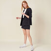 Veste blazer éco-responsable bleu femme