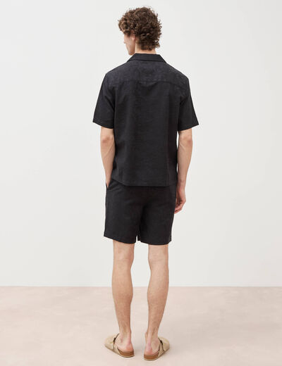 Bermuda noir homme
