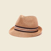 Chapeau tressé sable homme