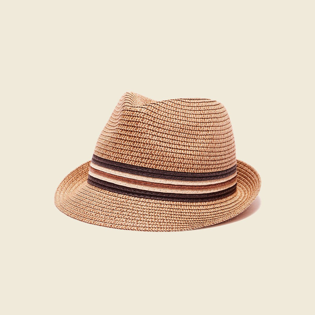 Chapeau tressé sable homme