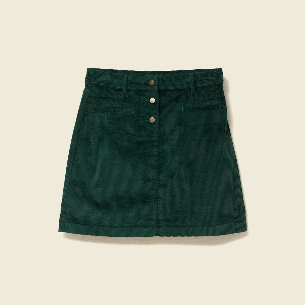 Jupe vert fonc&eacute; femme