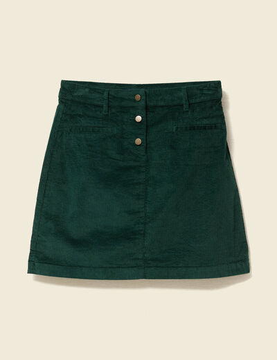 Jupe vert fonc&eacute; femme