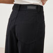 Pantalon coupe regular noir femme