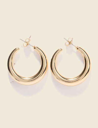 Boucles d'oreilles couleur or femme