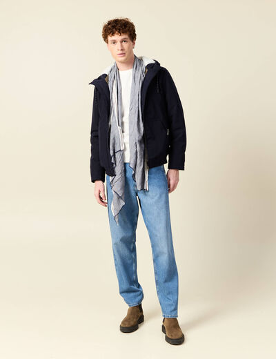 Pull éco-responsable ecru homme