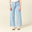 Jeans large baggy élastiqué denim used femme