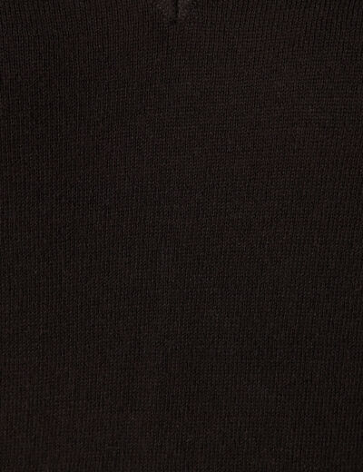 Pull à manches longues noir femme