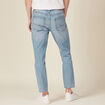Jeans slim 5 poches denim bleach homme