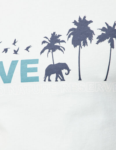 T-shirt manches courtes bleu clair homme
