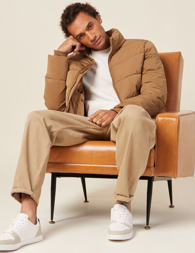Pull manches longues ecru homme