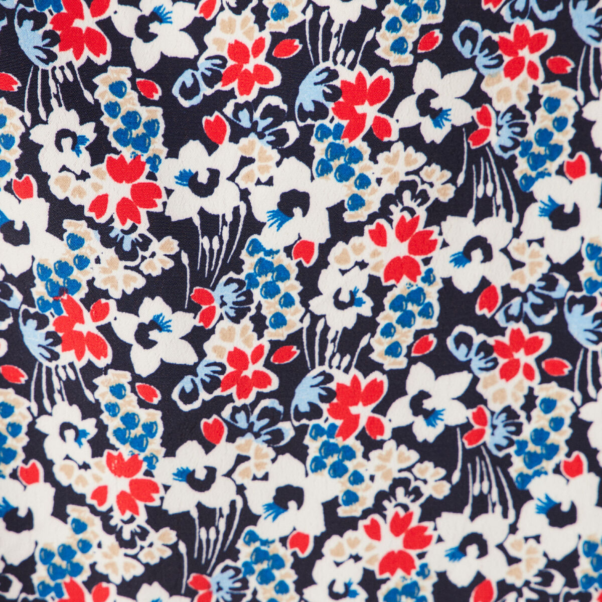 Chemise éco-responsable bleu marine femme