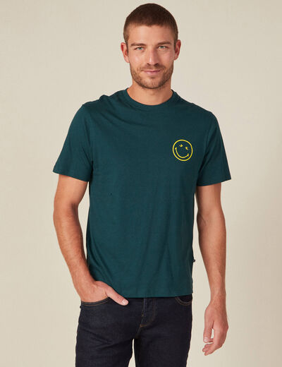 T-shirt SmileyWorld bleu marine homme