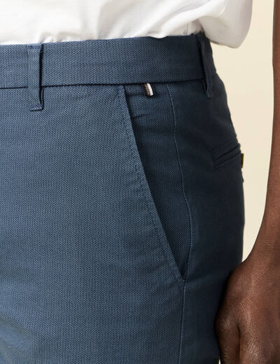 Pantalon slim Instinct chino bleu gris homme