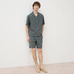 Bermuda vert kaki homme