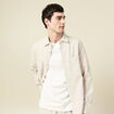 Surchemise manches longues ecru homme
