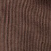 Pantalon droit en velours longueur 32 marron fonc&eacute; homme