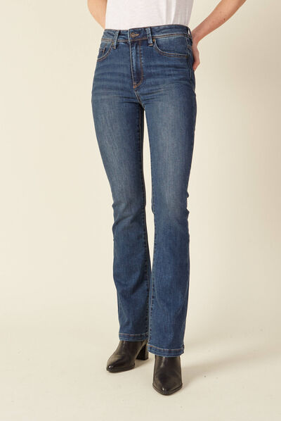 Jeans Yoko - bootcut denim stone femme