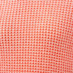 Pull droit court manches courtes orange fonc&eacute; femme