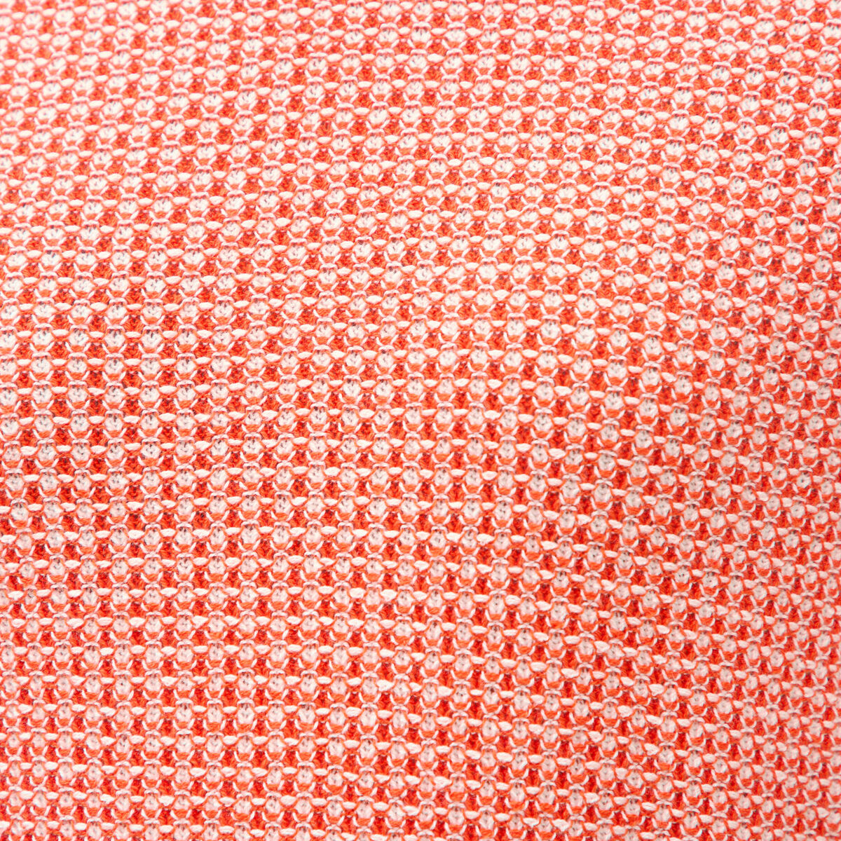 Pull droit court manches courtes orange fonc&eacute; femme