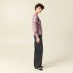 Pull manches longues vieux rose femme