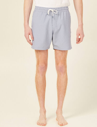 Short de bain bleu foncé homme