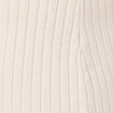 Jupe tricot midi ajustée beige femme